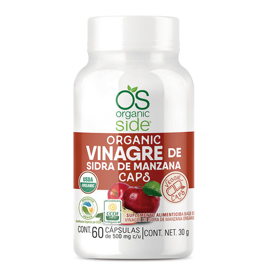 OrganicSide | Vinagre de Manzana 60 Caps